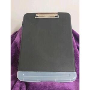 Storage Clipboard w/Pen & Paper Compartments, 70 Sheet Capacity